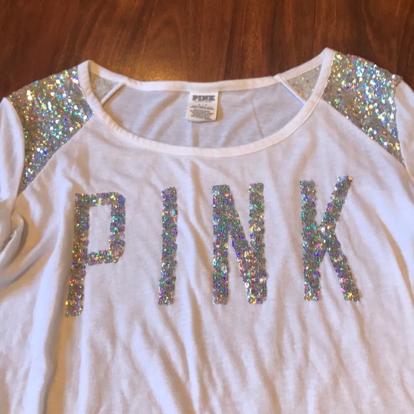 Pink Victoria Secret long sleeve top - Picture 2 of 2